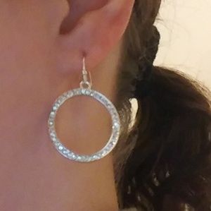 ⭐🔘 Beautiful sparkly earrings